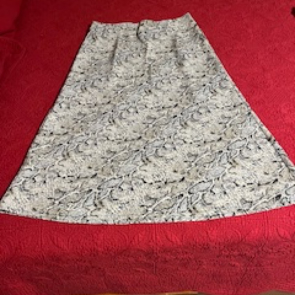 Rachel Zoe Animal Print A-line Midi Skirt (size 6) NEW